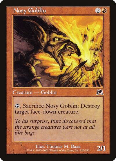Nosy Goblin ONS-220 Onslaught Magic card