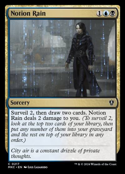 Notion Rain MKC-217 Murders at Karlov Manor Commander Magic card