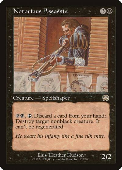 Notorious Assassin 150 Mercadian Masques Magic card