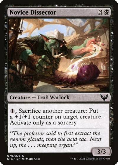 Novice Dissector STX-79 Strixhaven: School of Mages Magic card