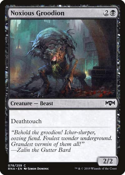Noxious Groodion 78 Ravnica Allegiance Magic card