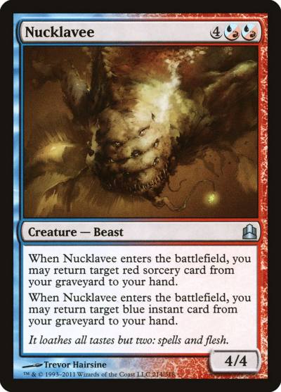 Nucklavee CMD-214 Commander 2011 Magic card