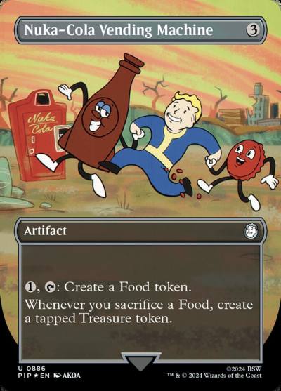 Nuka-Cola Vending Machine PIP-886 Fallout Magic card