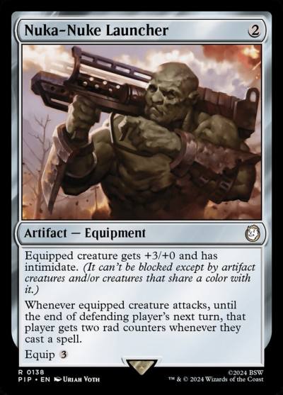 Nuka-Nuke Launcher PIP-138 Fallout Magic card