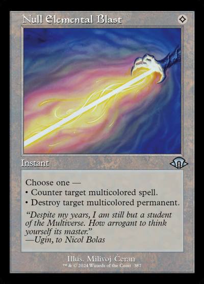 Null Elemental Blast MH3-387 Modern Horizons 3 Magic card