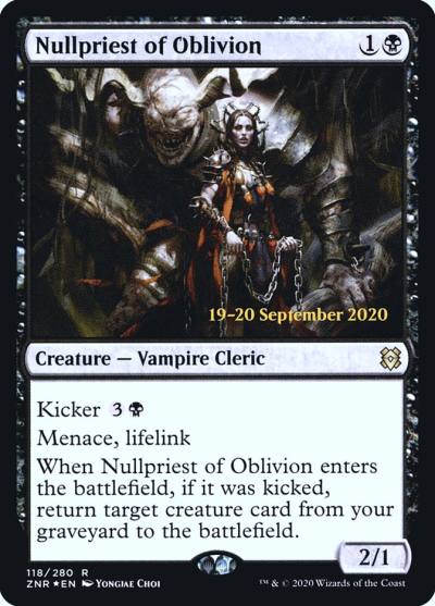 Nullpriest of Oblivion PZNR-118S Zendikar Rising Promos Magic card