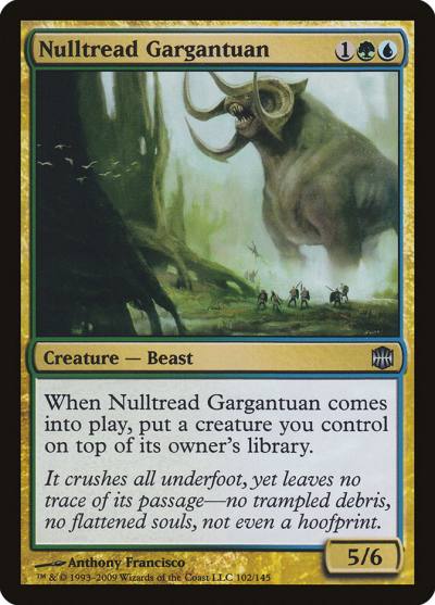 Nulltread Gargantuan ARB-102 Alara Reborn Magic card