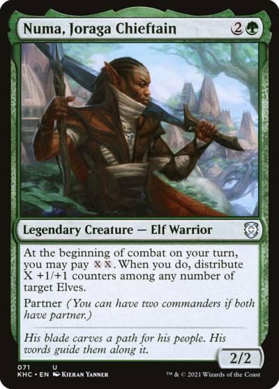 Numa, Joraga Chieftain KHC-71 Kaldheim Commander Magic card