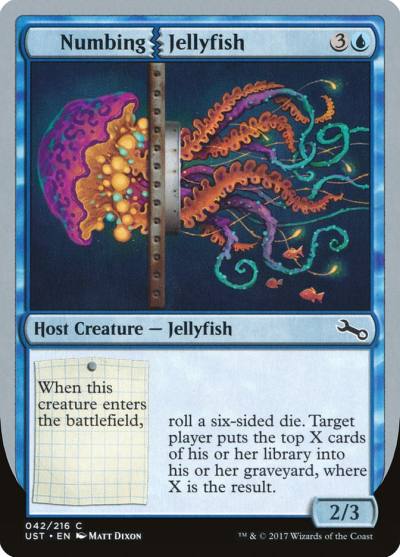 Numbing Jellyfish UST-42 Unstable Magic card