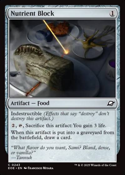Nutrient Block EOE-243 Edge of Eternities Magic card