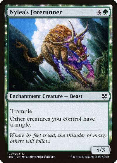 Nylea's Forerunner 186 Theros Beyond Death Magic card