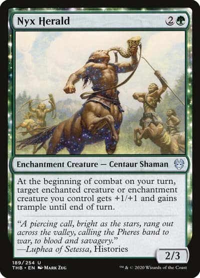 Nyx Herald 189 Theros Beyond Death Magic card