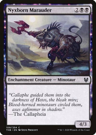 Nyxborn Marauder 109 Theros Beyond Death Magic card