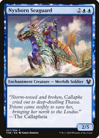 Nyxborn Seaguard 57 Theros Beyond Death Magic card