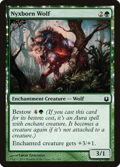 Nyxborn Wolf 131 Born of the Gods Magic card