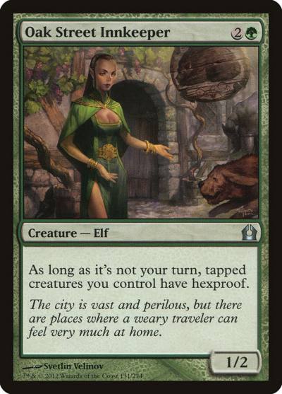 Oak Street Innkeeper 131 Return to Ravnica Magic card