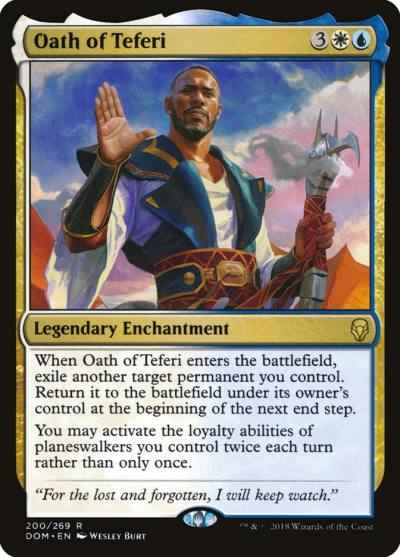Oath of Teferi DOM-200 Dominaria Magic card