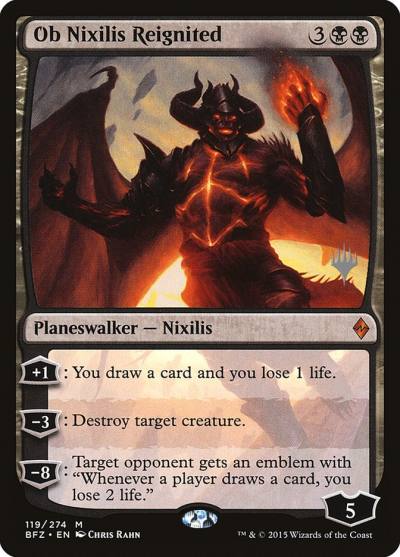 Ob Nixilis Reignited PBFZ-119P Battle for Zendikar Promos Magic card