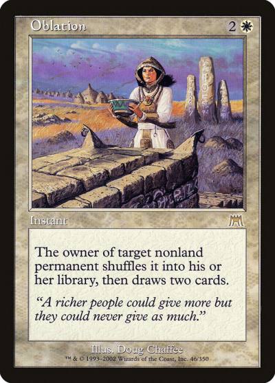 Oblation ONS-46 Onslaught Magic card