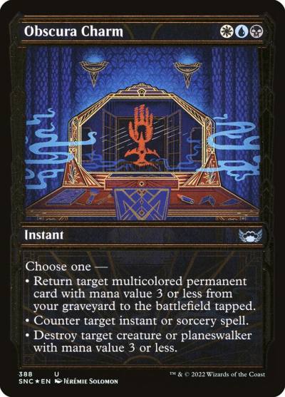 Obscura Charm SNC-388 Streets of New Capenna Magic card