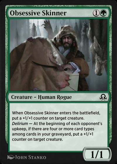 Obsessive Skinner SIR-207 Shadows over Innistrad Remastered Magic card