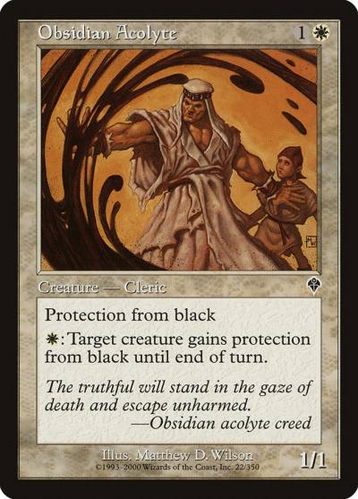 Obsidian Acolyte INV-22 Invasion Magic card