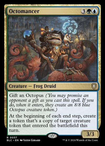 Octomancer BLC-37 Bloomburrow Commander Magic card