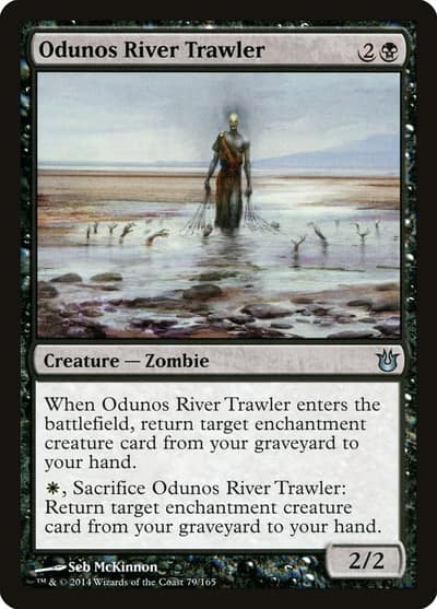 Odunos River Trawler 79 Born of the Gods Magic card