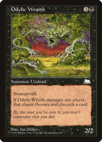 Odylic Wraith 77 Weatherlight Magic card