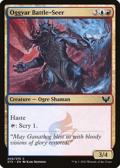 Oggyar Battle-Seer 209 Strixhaven: School of Mages Magic card