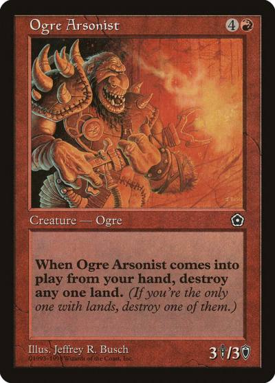 Ogre Arsonist P02-110 Portal Second Age Magic card