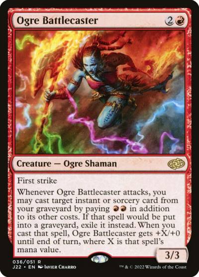 Ogre Battlecaster 36 Jumpstart 2022 Magic card