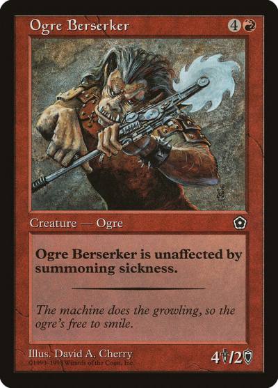 Ogre Berserker P02-111 Portal Second Age Magic card