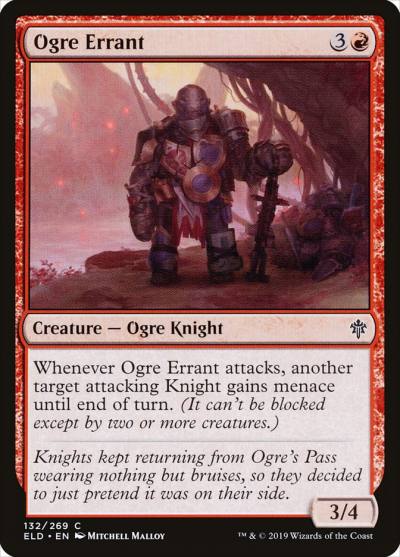 Ogre Errant ELD-132 Throne of Eldraine Magic card