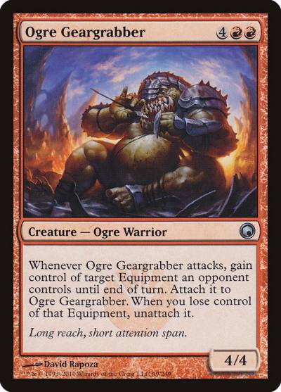 Ogre Geargrabber 99 Scars of Mirrodin Magic card