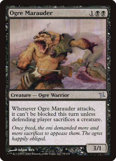 Ogre Marauder 75 Betrayers of Kamigawa Magic card