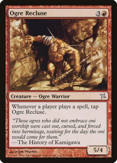 Ogre Recluse 113 Betrayers of Kamigawa Magic card