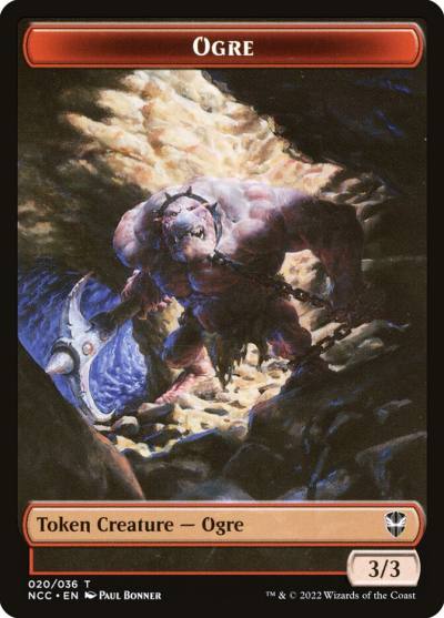 Ogre TNCC-20 New Capenna Commander Tokens Magic card