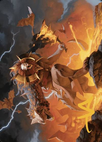 Ojer Axonil, Deepest Might // Ojer Axonil, Deepest Might ALCI-20 The Lost Caverns of Ixalan Art Series Magic card