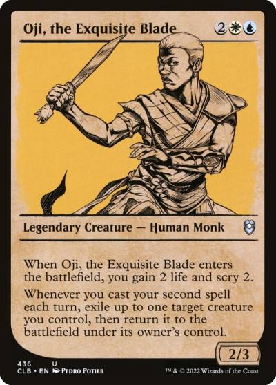 Oji, the Exquisite Blade CLB-436 Commander Legends: Battle for Baldur's Gate Magic card