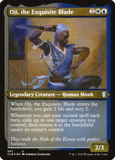 Oji, the Exquisite Blade