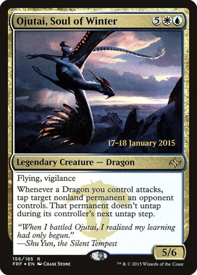 Ojutai, Soul of Winter PFRF-156S Fate Reforged Promos Magic card