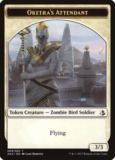 Oketra's Attendant TAKH-9 Amonkhet Tokens Magic card