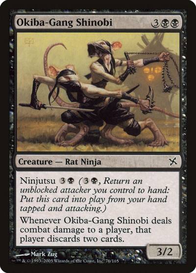 Okiba-Gang Shinobi BOK-76 Betrayers of Kamigawa Magic card