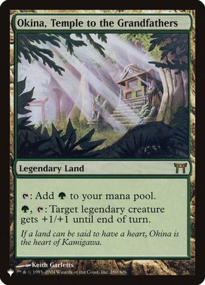 Okina, Temple to the Grandfathers PLST-CHK-280 The List Magic card