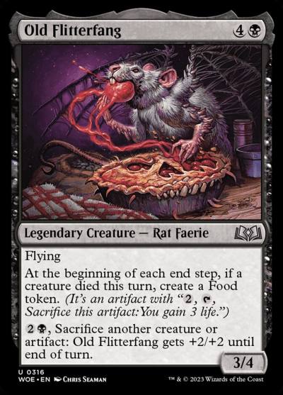 Old Flitterfang WOE-316 Wilds of Eldraine Magic card