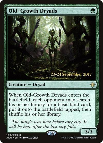 Old-Growth Dryads PXLN-199S Ixalan Promos Magic card