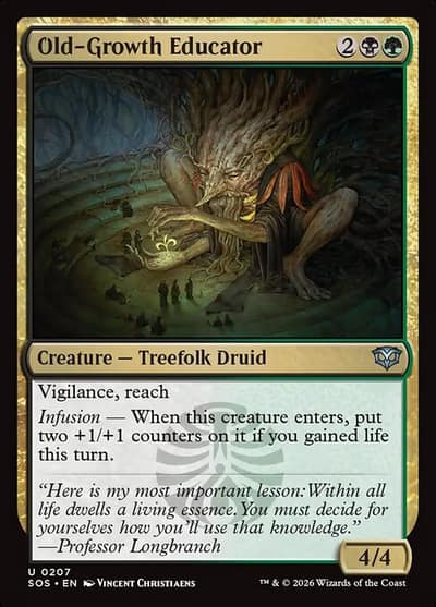 Old-Growth Educator 207 Secrets of Strixhaven Magic card