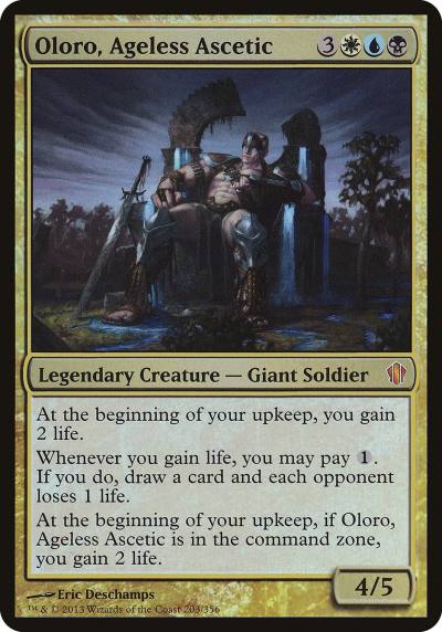 Oloro, Ageless Ascetic OC13-203 Commander 2013 Oversized Magic card