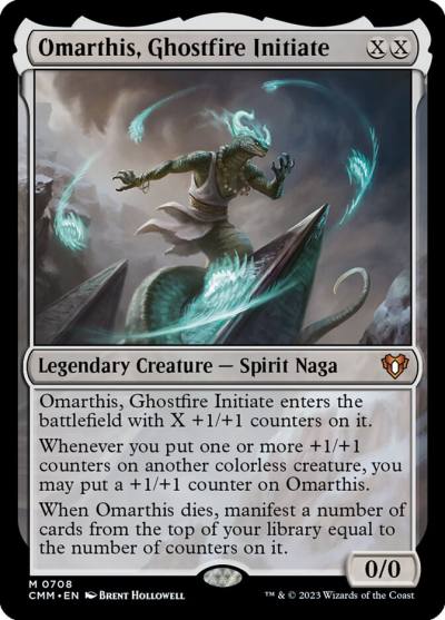 Omarthis, Ghostfire Initiate CMM-708 Commander Masters Magic card